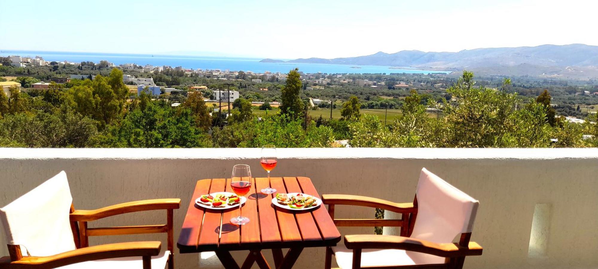 Aspra Chomata Villas Каристос Екстериор снимка